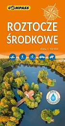 Roztocze Środkowe mapa laminowanazbiorowa Praca