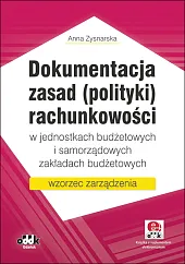Dokumentacja zasad (polityki) rachunkowości w jednostkach,Anna Zysnarska