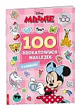 Minnie 100 brokatowych naklejek
