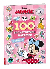 Minnie 100 brokatowych naklejek
