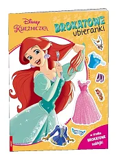 Disney Księżniczka Brokatowe ubieranki