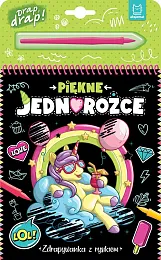 Piękne jednorożce. Zdrapywanka z rysikiemAgata Kaczyńska Piękne jednorożce. Zdrapywanka z rysikiemAgata Kaczyńska