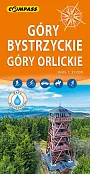 Góry Bystrzyckie, Góry Orlickie mapa laminowana Góry Bystrzyckie, Góry Orlickie mapa laminowana