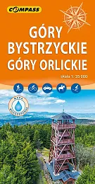 Góry Bystrzyckie, Góry Orlickie mapa laminowana
