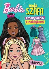 Barbie Moja szafa Zmazywanki z naklejkami