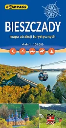 Bieszczady mapa atrakcji turystycznychzbiorowa Praca