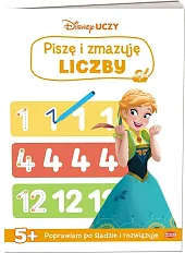 Disney uczy Kraina Lodu Piszę i zmazuję Liczby