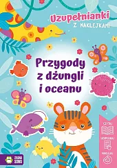 Uzupełnianki z naklejkami Przygody z dżungli,Izabela Michta