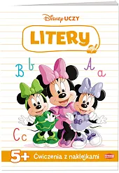 Disney uczy Minnie Ćwiczenia z naklejkami Litery