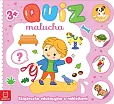Quiz malucha Książeczka edukacyjna z naklejkami z pieskiem 3+