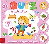 Quiz malucha Książeczka edukacyjna z naklejkami,Katarzyna Łanocha