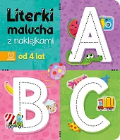 Literki malucha z naklejkami. Od 4,Agnieszka Bator