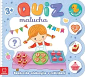 Quiz malucha. Książeczka edukacyjna z naklejkami,Katarzyna Łanocha