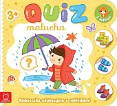 Quiz malucha. Książeczka edukacyjna z naklejkami,Katarzyna Łanocha