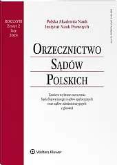 Orzecznictwo Sądów Polskich 