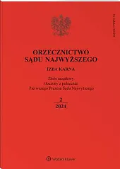 Orzecznictwo Sądu Najwyższego. Izba Karna 