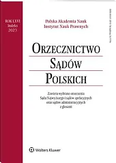 Orzecznictwo Sądów Polskich 