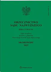 Orzecznictwo Sądu Najwyższego. Izba Cywilna 