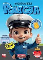 Kolorowanka Policja z naklejkamiAgata Niemirska