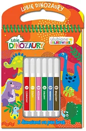 Lubię Dinozaury Ulubione kolorowanki 2 Z,