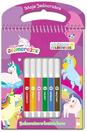 Moje jednorożce Ulubione kolorowanki 2 Jednorożce,