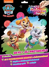 Psi Patrol Zdrapuj, koloruj, naklejaj 2 Skye i jej przyjaciele