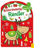 Renifer Kolorowanka z wykrojnikiem
