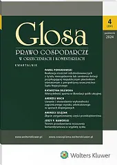 Glosa - Prawo Gospodarcze w Orzeczeniach,  Glosa - Prawo Gospodarcze w Orzeczeniach,