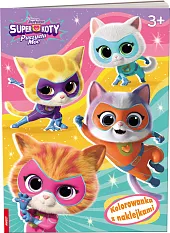 Superkoty Kolorowanka z naklejkami