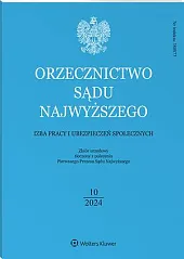 Orzecznictwo Sądu Najwyższego. Izba Pracy i,  Orzecznictwo Sądu Najwyższego. Izba Pracy i,