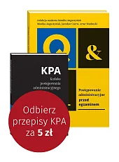 PAKIET: Postępowanie administracyjne. Przed egzaminem + Kodeks postępowania administracyjnego. Przepisy