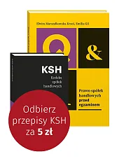 PAKIET: Prawo spółek handlowych. Przed egzaminem + Kodeks spółek handlowych. Przepisy
