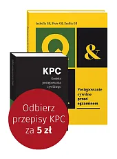 PAKIET: Postępowanie cywilne. Przed egzaminem + Kodeks postępowania cywilnego. Przepisy