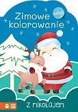 Zimowe kolorowanie z Mikołajem