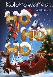 Ho ho ho Kolorowanka z naklejkami