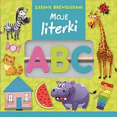 Zabawa drewienkami. Moje literki