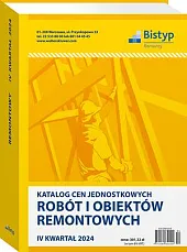 Katalog cen jednostkowych robót i obiektów,  Katalog cen jednostkowych robót i obiektów,