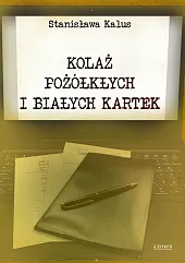 Kolaż pożółkłych i białych kartek