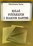Kolaż pożółkłych i białych kartek