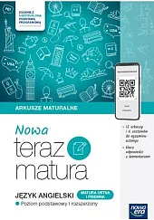 NOWA Teraz matura. Język angielski. Do matury 2025. Poziom podstawowy i rozszerzony