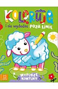 Koloruję i nie wychodzę poza linię - z owieczką. Wypukłe kontury Koloruję i nie wychodzę poza linię - z owieczką. Wypukłe kontury