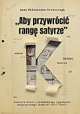 Aby przywrócić rangę satyrze