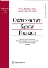 Orzecznictwo Sądów Polskich