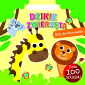 Dzikie zwierzęta Blok do kolorowania