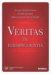 Veritas in iurisprudentiaArtur Kotowski Veritas in iurisprudentiaArtur Kotowski