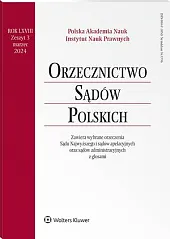 Orzecznictwo Sądów Polskich 