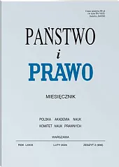 Państwo i Prawo Andrzej Wróbel Państwo i Prawo Andrzej Wróbel