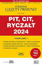Pit Cit Ryczałt 2024 Podatki
