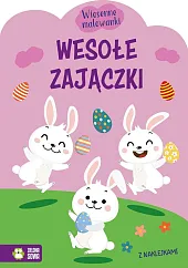 Wiosenne malowanki Wesołe zajączki