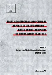 Legal sociological and political aspects of,Katarzyna Chałubińska-Jentkiewicz